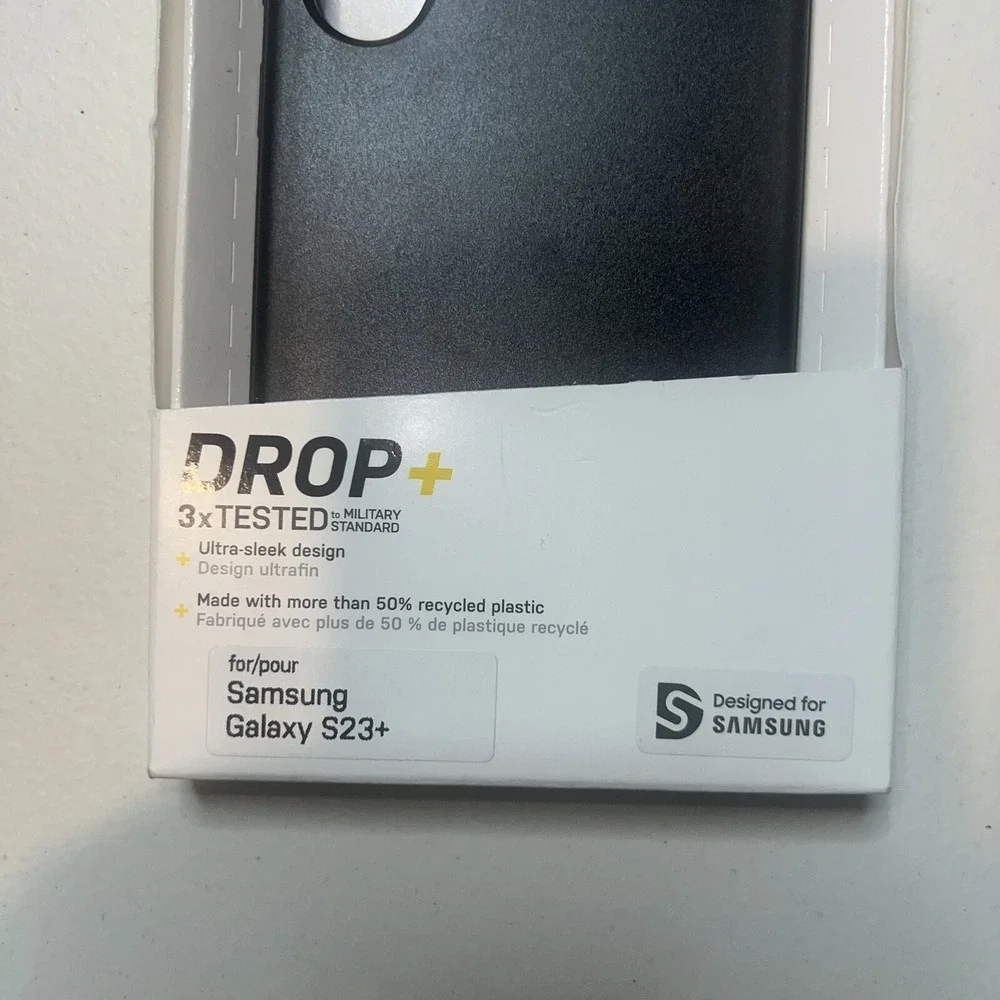 OtterBox Galaxy S23+ Symmetry Series‎ Case - BLACK, ultra-sleek